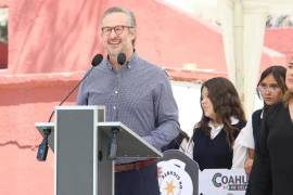 Emmanuel Garza Fishburn habló sobre los planes de trabajo para reparar escuelas en Coahuila.