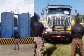 FGR incautó 20 tractocamiones, 12 tanques de almacenamiento y 52 cubitanques