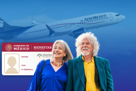 Las personas con credencial INAPAM vigente pueden obtener hasta 15% de descuento en boletos de Aeroméxico, válido sólo vía Call Center y en tarifas seleccionadas.