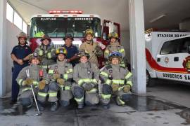 Elementos del cuerpo de bomberos de Saltillo demuestran la dedicación y esfuerzo en su preparación diaria.