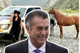 Jaime Rodríguez Calderón, ‘El Bronco’ tiene una novia ‘muy bronca’. La polémica residente de un rancho en La Huasteca, Ana Reyes, presumió en redes la relación que presuntamente sostiene con el exgobernador de Nuevo León.