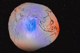 La NASA presentó un modelo 3D del geoide terrestre elaborado con 15 años de datos satelitales que revela las variaciones de la gravedad.