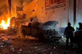 Omar García Harfuch informó que el vehículo usado en el ataque contra la Policía Municipal de Ojocaliente contenía unos 200 kilos de explosivos.