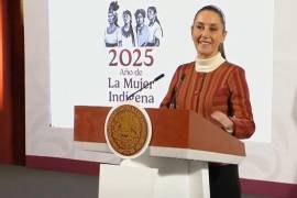 Claudia Sheinbaum, presidenta de México, presentó la cartelera cultural del Año de la Mujer Indígena.