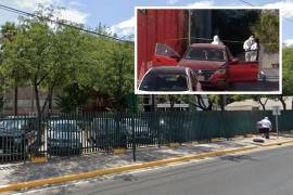 Autoridades se apoyan con cámaras alrededor del lugar de los hechos, para buscar pistas del ataque. | FOTO: VANGUARDIA