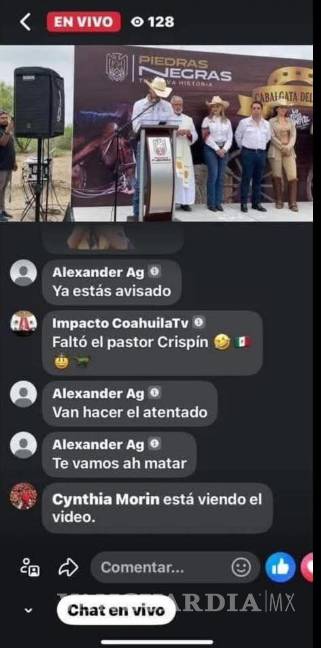 $!Ya la Policía Cibernética investiga al emisor de la amenaza.