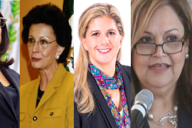 Marcela Guerra, María Teresa García Segovia de Madero, Martha Herrera y Minerva Martínez Garza, las nominadas por la organización