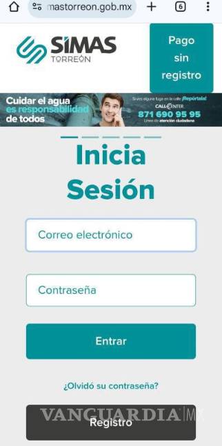 $!El pago en línea de Simas Torreón está disponible las 24 horas, siete días a la semana.