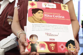Autoridades informaron cómo avanzará el proceso para alumnos de primaria que se registraron en marzo a la Beca Rita Cetina.
