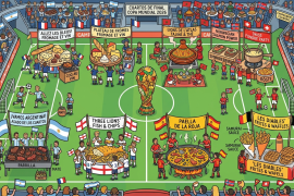 Un vistazo completo a los platillos que representan la trayectoria e identidad de las selecciones clasificadas.