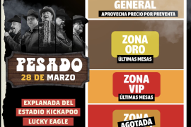 Beto Zapata invitó a través de redes sociales a los monclovenses a asistir al Festival Vaquero, donde Pesado será el acto principal.