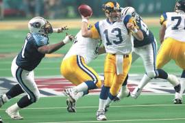 Kurt Warner después de la proeza fue nombrado “The Underdog”, pues pocos apostaban por él y su tropa, entre los que figuraban Marshall Faulk Isaac Bruce y Az-Zahir.