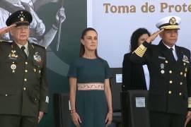 La presidenta Claudia Sheinbaum encabezó la ceremonia por el 164 aniversario de la Batalla de Puebla.