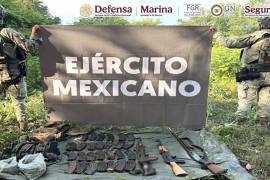 Aseguramiento de arsenal y cartuchos.