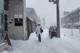 La nieve provocó más de 430 colisiones en Toronto y otras 200 en los alrededores, incluida una víctima mortal.