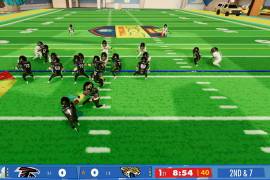 Para el entretenimiento de chicos (y algunos grandes), la NFL simuló el duelo entre Jaguars y Falcons desde el cuarto del personaje de Andy, de Toy Story.