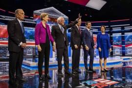 AMLO 'presente' en el debate demócrata en Las Vegas