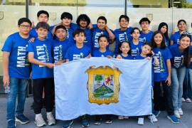 La delegación de Coahuila regresó con 16 medallas de la Olimpiada Nacional de Matemáticas, entre ellas tres preseas de oro obtenidas por alumnos de primaria y secundaria.