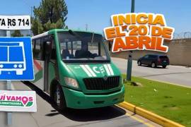 La ruta RS-714 será la primera alimentadora en operar dentro del nuevo esquema de transporte público en Saltillo.