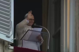 Papa León XIV desde el Ángelus, Vaticano.