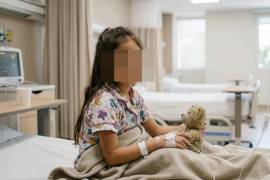 La niña sufrió heridas en el rostro y el brazo derecho; fue reportada como estable.