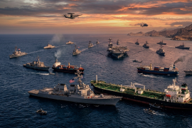 Buques de guerra de EU patrullan las aguas cercanas a Irán, mientras las navieras internacionales evalúan el impacto económico y los riesgos de seguridad en la región.