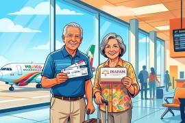 Las personas mayores de 60 años con credencial INAPAM pueden acceder a tarifas preferenciales en vuelos de Mexicana de Aviación, Aeroméxico y beneficios de membresía en Volaris.