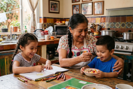 El incremento de mujeres en el mercado laboral y de hogares monoparentales ha reforzado el papel de las abuelas en el cuidado de niñas y niños.