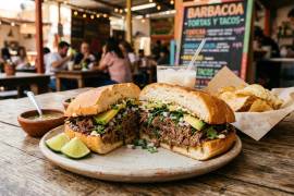 La torta de barbacoa destaca entre los platillos más solicitados por los usuarios de DiDi Food en Coahuila.