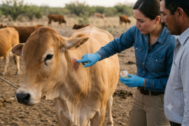 Senasica mantiene vigilancia ante la presencia del parásito, cuya infección puede ser mortal para los animales si no se atiende a tiempo.