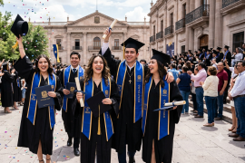 Las ceremonias de graduación pueden representar un gasto superior a los 6 mil pesos por estudiante, equivalente a casi la mitad del salario mensual promedio en la Zona Metropolitana de Saltillo.