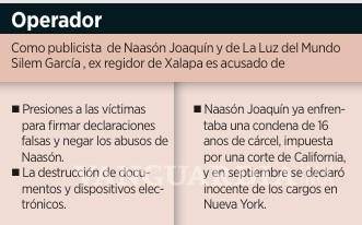 $!Amparan a ex regidor de Xalapa acusado de proteger a Naasón Joaquín, líder de la Iglesia de la Luz del Mundo