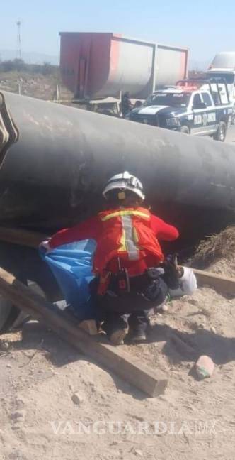 Obrero muere aplastado por ducto de acero en Ramos Arizpe