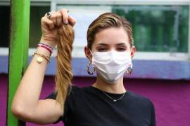 El fin de semana, Marina Rodríguez, se cortó la cabellera en solidaridad con un niño que padece cáncer