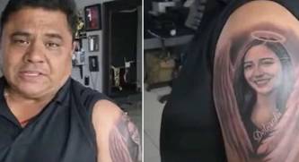 “No sólo es un tatuaje, es un recordatorio de justicia”, escribió el señor Mario en el video que compartió en sus redes sociales, tatuaje que duró casi 10 horas y se realizó en un local de Apodaca, NL.