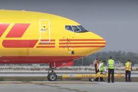 DHL operará en Santa Lucía 6 días a la semana con un avión que tiene una capacidad de 47 toneladas de carga, en la ruta de Cincinnati al AIFA