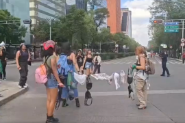 Marcha del 28S en la Ciudad de México para exigir la despenalización del aborto.