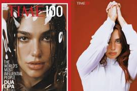 La portada es especial debido al aniversario 100 de la Revista Time.