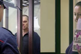 Andrzej Poczobut y Mzia Amaghlobeli, ambos periodistas, uno encarcelado en Bielorrusia y la otra en Georgia, fueron galardonados con el premio más prestigioso en materia de derechos humanos.