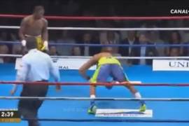 Un boxeador camerunés propinó el posible mejor nocaut del año