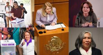 En los acordeones se recomendó a la ciudadanía votar por Lenia Batres Guadarrama, Yasmín Esquivel Mossa, Sara Irene Herrerías Guerra, Loreta Ortiz Ahlf, y María Estela Ríos González.