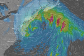 Así avanza el 'ciclón bomba' hacia EU (En Vivo)