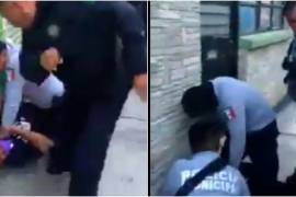 En Hidalgo policías golpearon a una pareja (video)