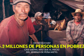 Informe: Programas maquillados y salarios de hambre fincaron el fracaso de Peña con la pobreza