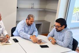El alcalde Tomás Gutiérrez Merino se reunió con Luis Carlos Alatorre Cejudo, director general del Organismo de Cuenca Río Bravo de la Conagua