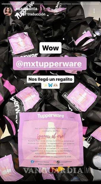 $!Tupperware ‘responde’ a Ana Guevara y manda kits a la Selección Mexicana de natación artística