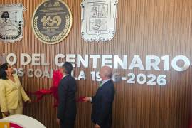 Óscar Pimentel González participó en las ceremonias por el centenario de Matamoros como ciudad.