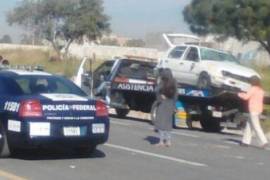 Cerdo provoca accidente carretero en Puebla; hay 6 heridos
