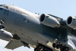 Durante la tarde de este 3 de febrero, una aeronave de la Fuerza Aérea de Estados Unidos fue captada sobrevolando aguas internacionales, alrededor de Los Cabos, Baja California Sur.