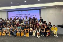 Estudiantes del TecNM-Saltillo participaron en una estancia académica en la Hangzhou Dianzi University, en China.